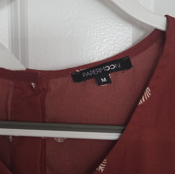 Short-sleeve Fall Top Blouse - Picture 3 of 8